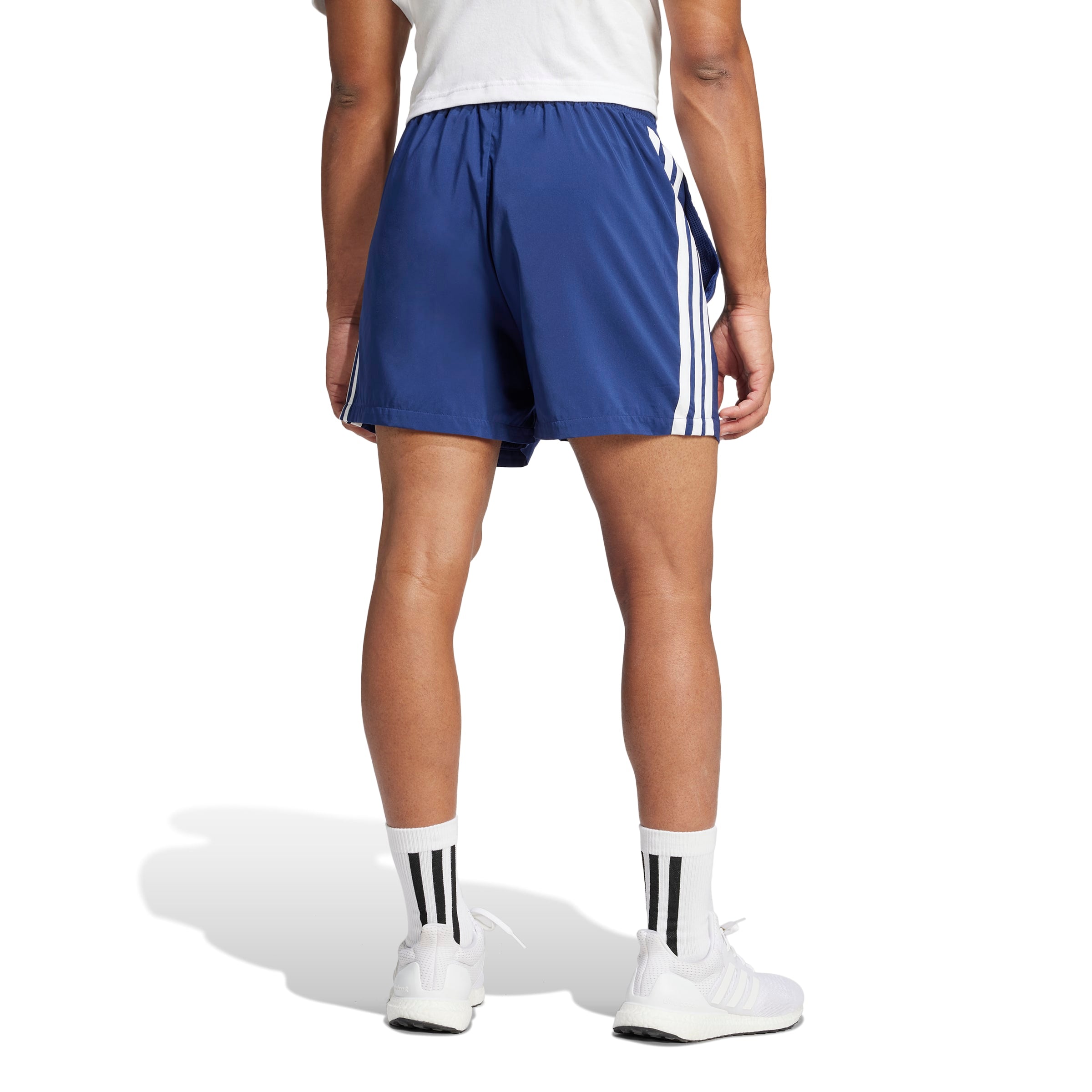 ESSENTIALS THREE STRIPES CHELSEA SHORTS 5IN Dark Blue / White / 3XL