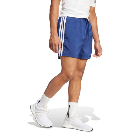 ESSENTIALS THREE STRIPES CHELSEA SHORTS 5IN Dark Blue / White / 3XL