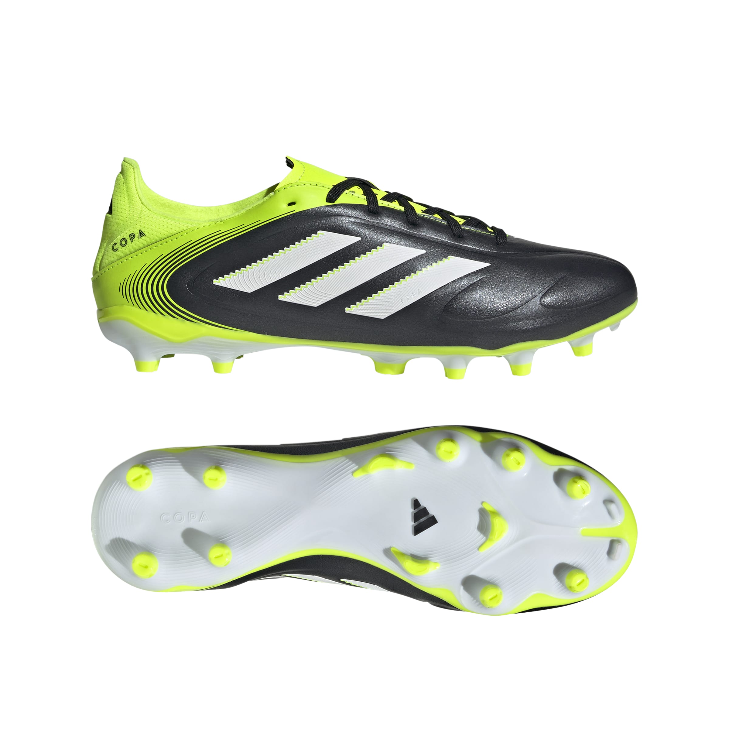 COPA PURE III LEAGUE Firm Ground/Multi Ground Football Boots Core Black / Ftwr White / Lucid Lemon / 7