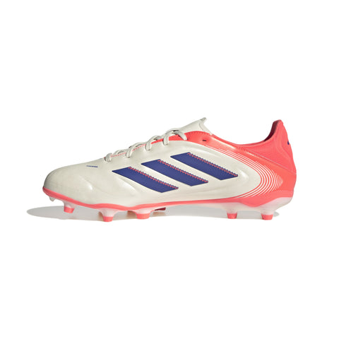 COPA PURE III LEAGUE Firm Ground/Multi Ground Football Boots Off White / Lucid Blue / Signal Coral / 10