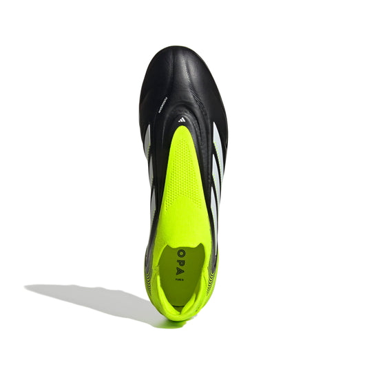 COPA PURE III ELITE Laceless Firm Ground Football Boots Core Black / Ftwr White / Lucid Lemon / 10