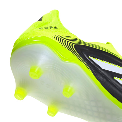 COPA PURE III ELITE Laceless Firm Ground Football Boots Core Black / Ftwr White / Lucid Lemon / 10
