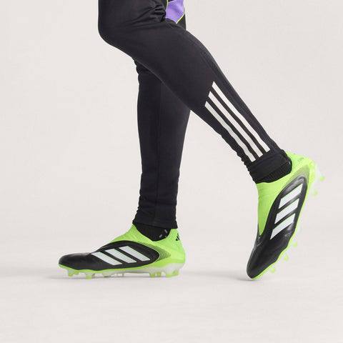 COPA PURE III ELITE Laceless Firm Ground Football Boots Core Black / Ftwr White / Lucid Lemon / 10