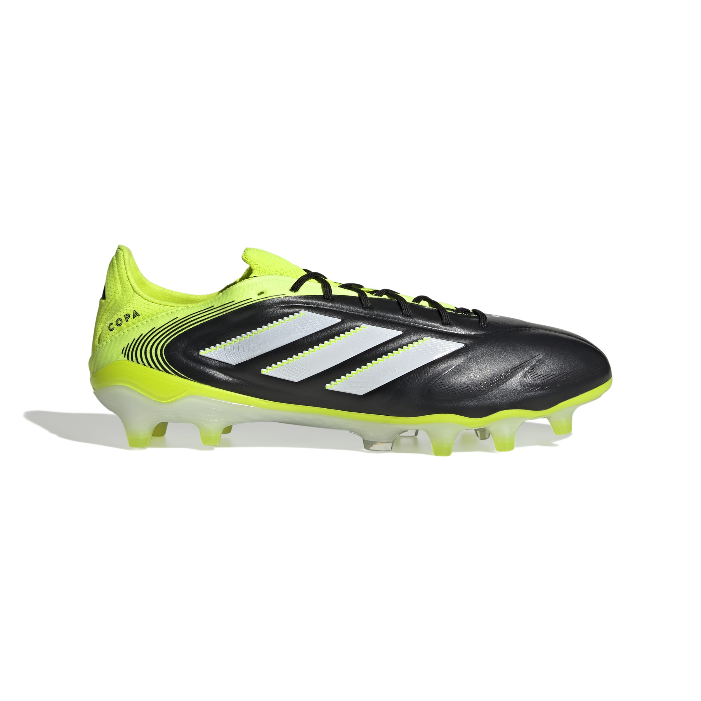 COPA PURE III ELITE Firm Ground Football Boots Core Black / Ftwr White / Lucid Lemon / 13