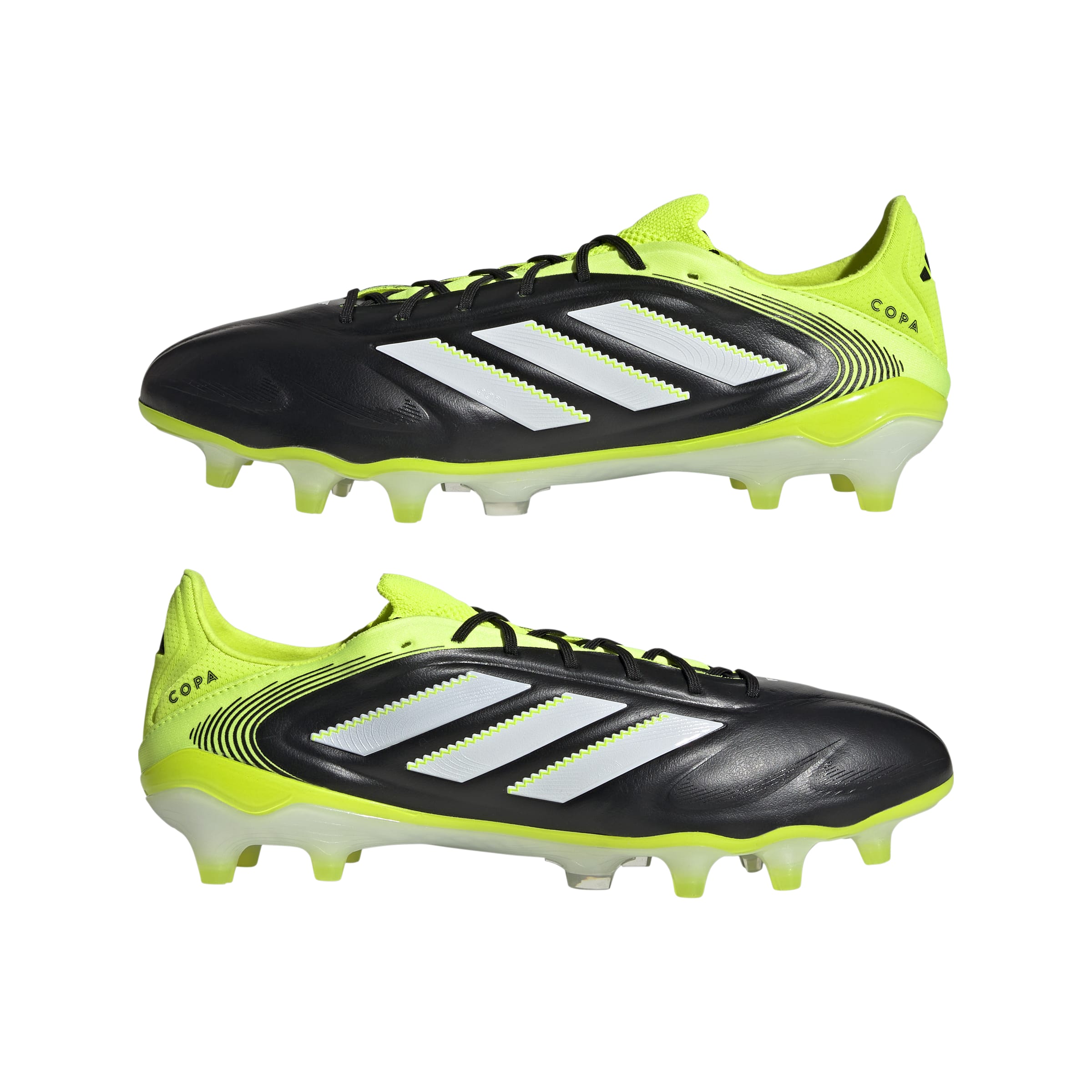 COPA PURE III ELITE Firm Ground Football Boots Core Black / Ftwr White / Lucid Lemon / 13
