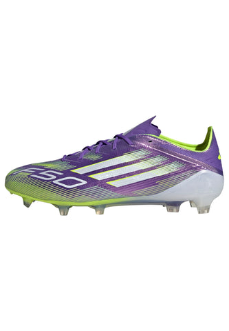 F50 ELITE Firm Ground Football Boots Purple Rush / Ftwr White / Lucid Lemon / 7