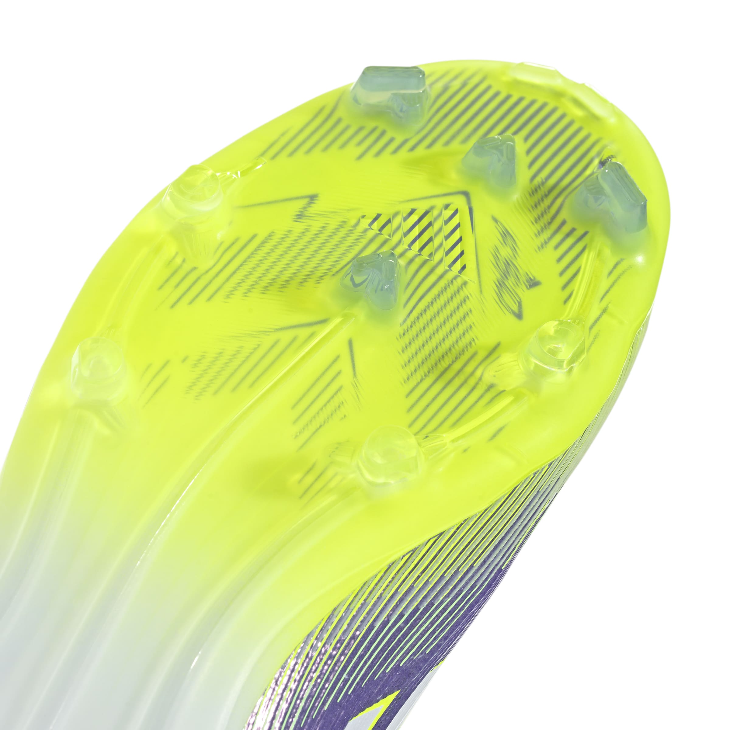 F50 ELITE Firm Ground Football Boots Kids Purple Rush / Ftwr White / Lucid Lemon / 4