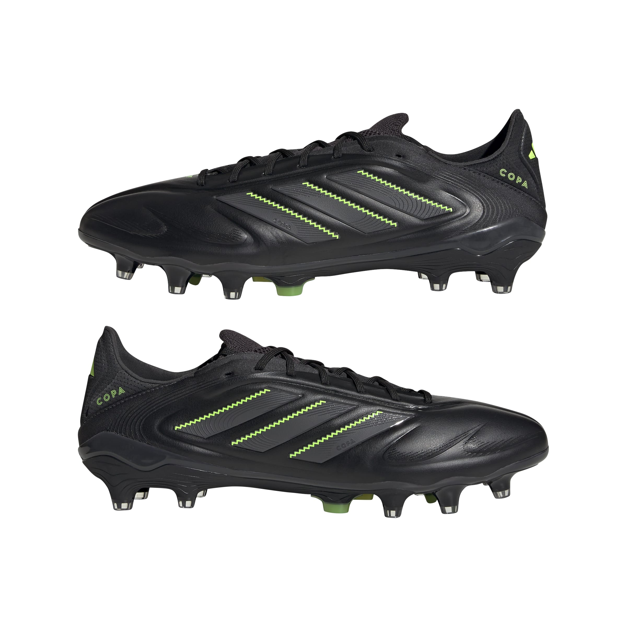 COPA PURE III ELITE Firm Ground Football Boots Core Black / Dgh Solid Grey / Lucid Lemon / 10