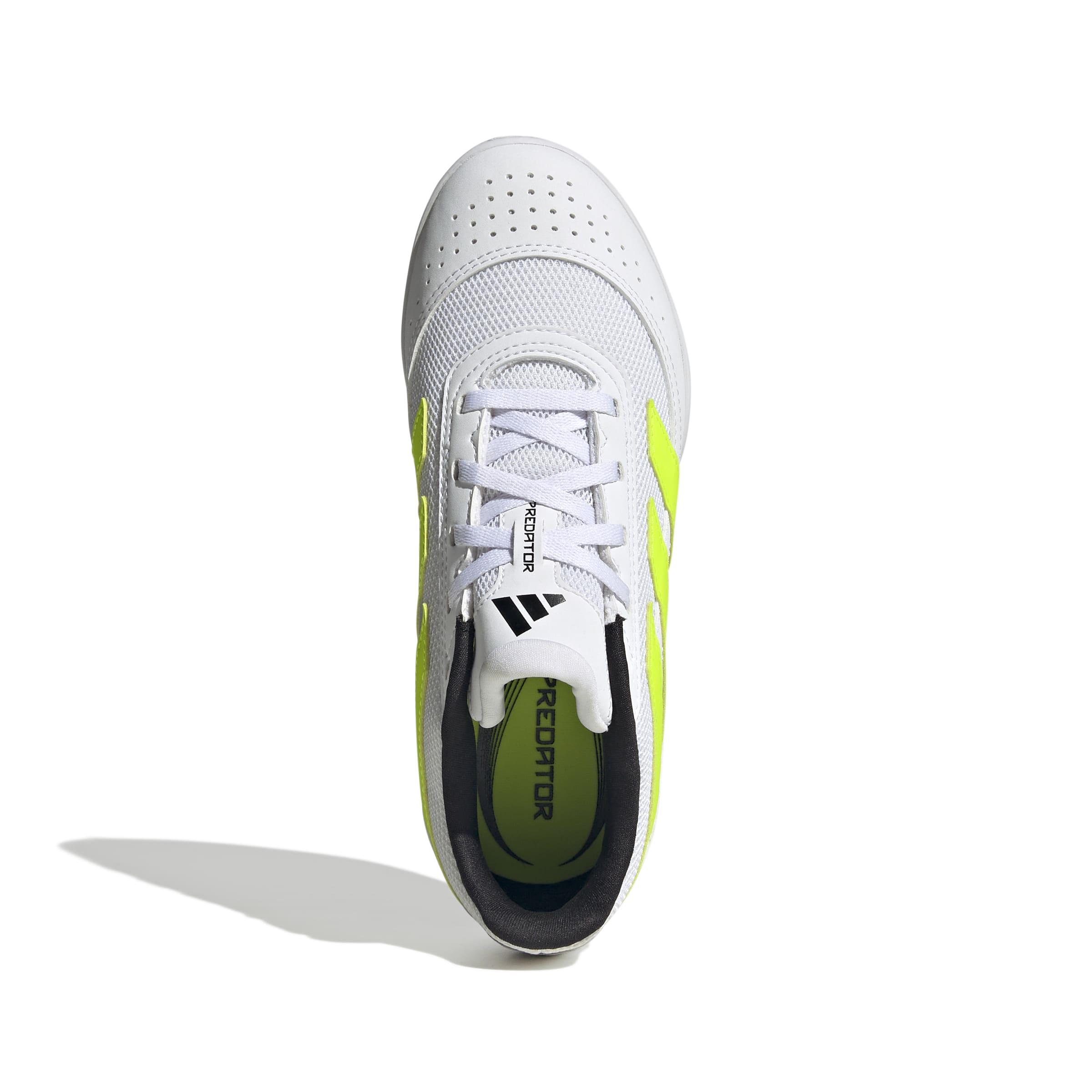 PREDATOR CLUB Indoor Sala Football Boots Kids Ftwr White / Lucid Lemon / Core Black / 6