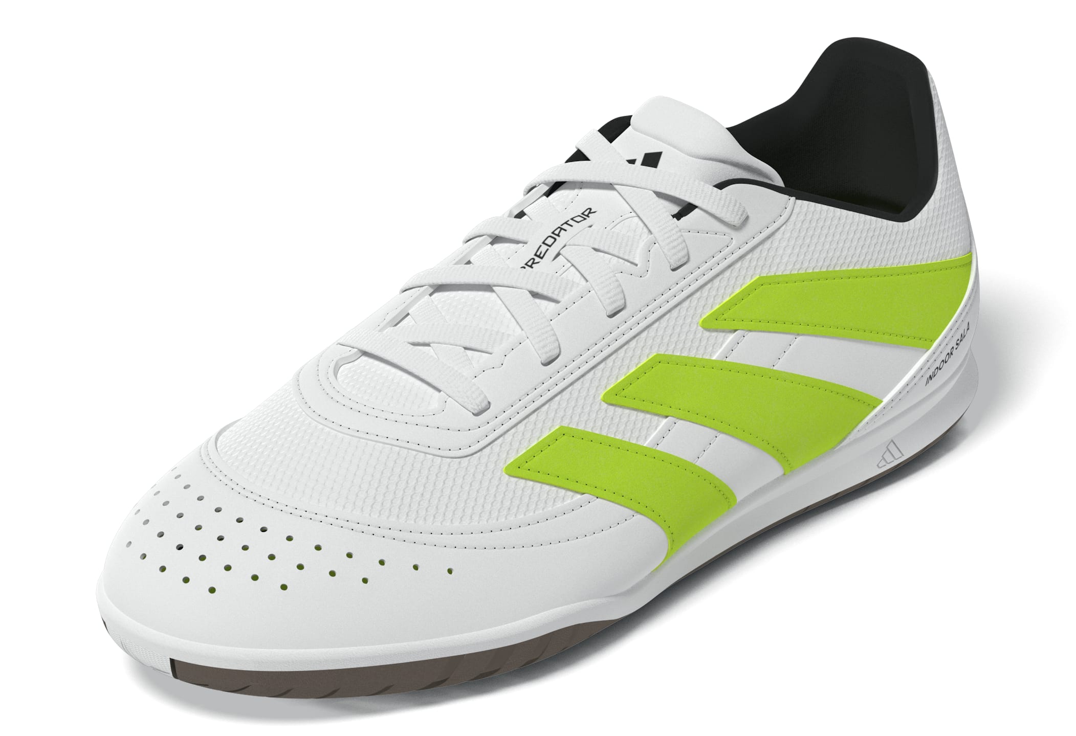 PREDATOR CLUB Indoor Sala Football Boots Kids Ftwr White / Lucid Lemon / Core Black / 6