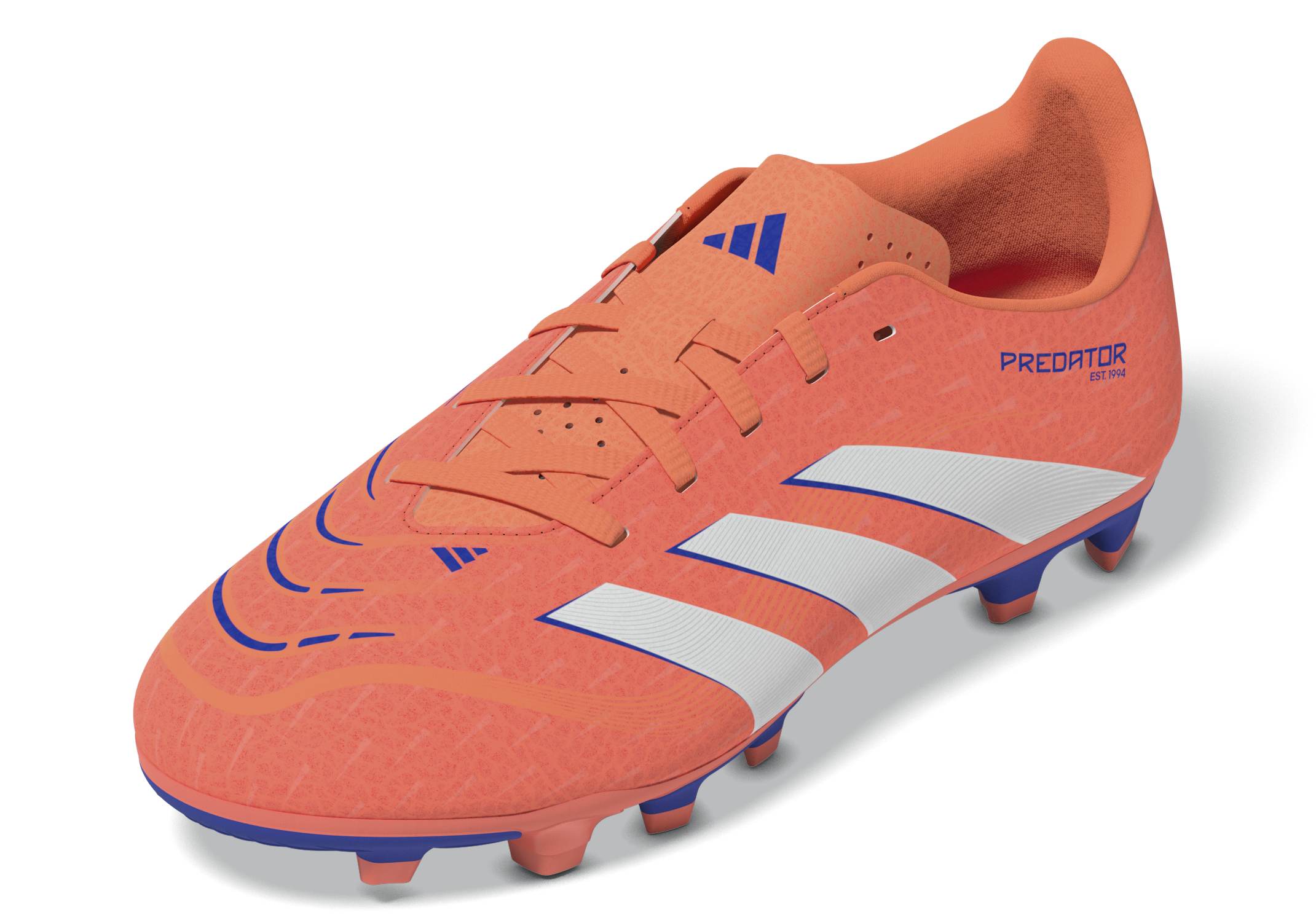 PREDATOR CLUB Firm Ground/Multi Ground Football Boots Kids Signal Coral / Ftwr White / Beam Orange / 1