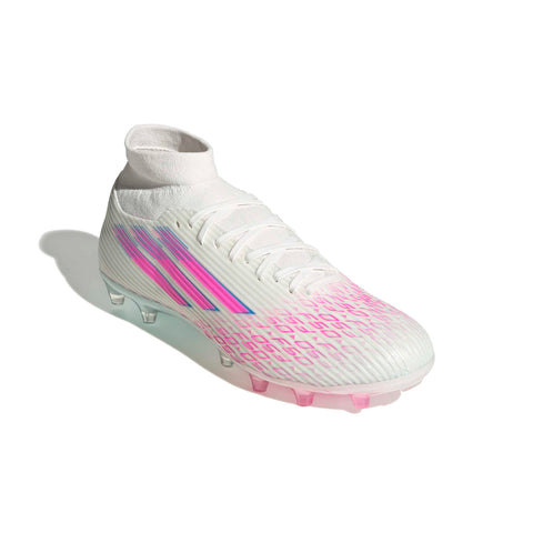 F50 SPARKFUSION LEAGUE Mid Firm Ground / Artificial Ground Football Boots W Ftwr White / Lucid Pink / Ftwr White / 10