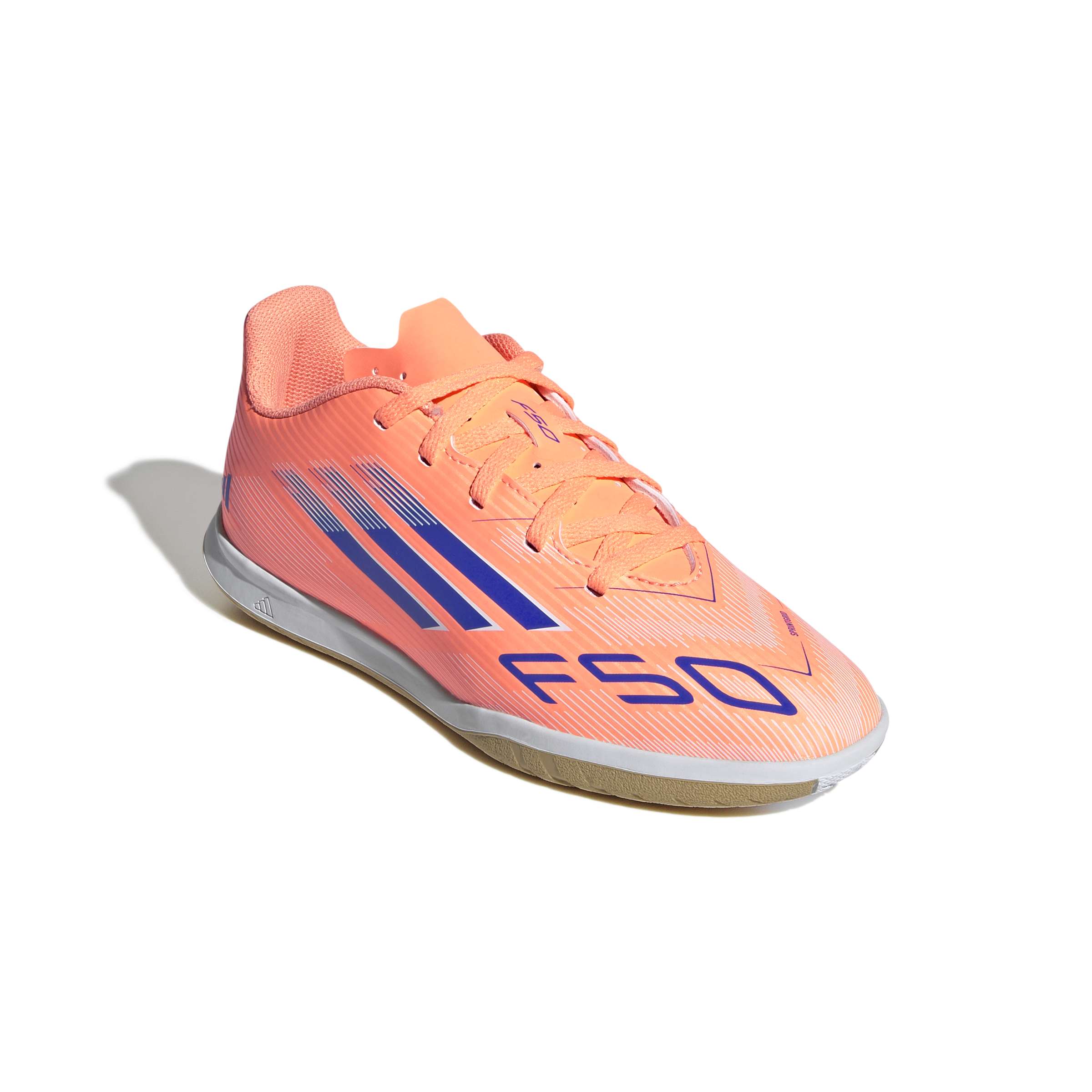 F50 CLUB Indoor Football Boots Kids Beam Orange / Lucid Blue / Ftwr White / 1