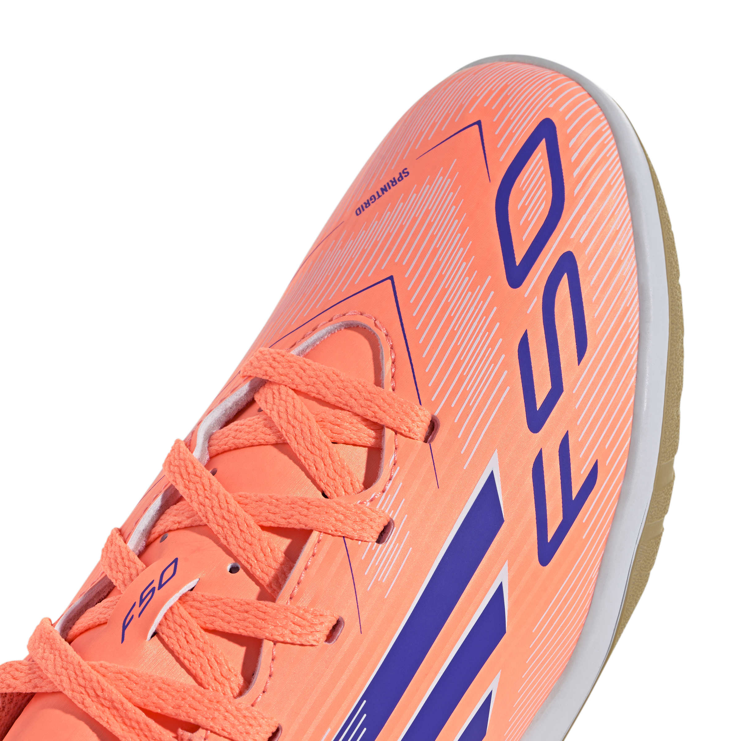 F50 CLUB Indoor Football Boots Kids Beam Orange / Lucid Blue / Ftwr White / 1