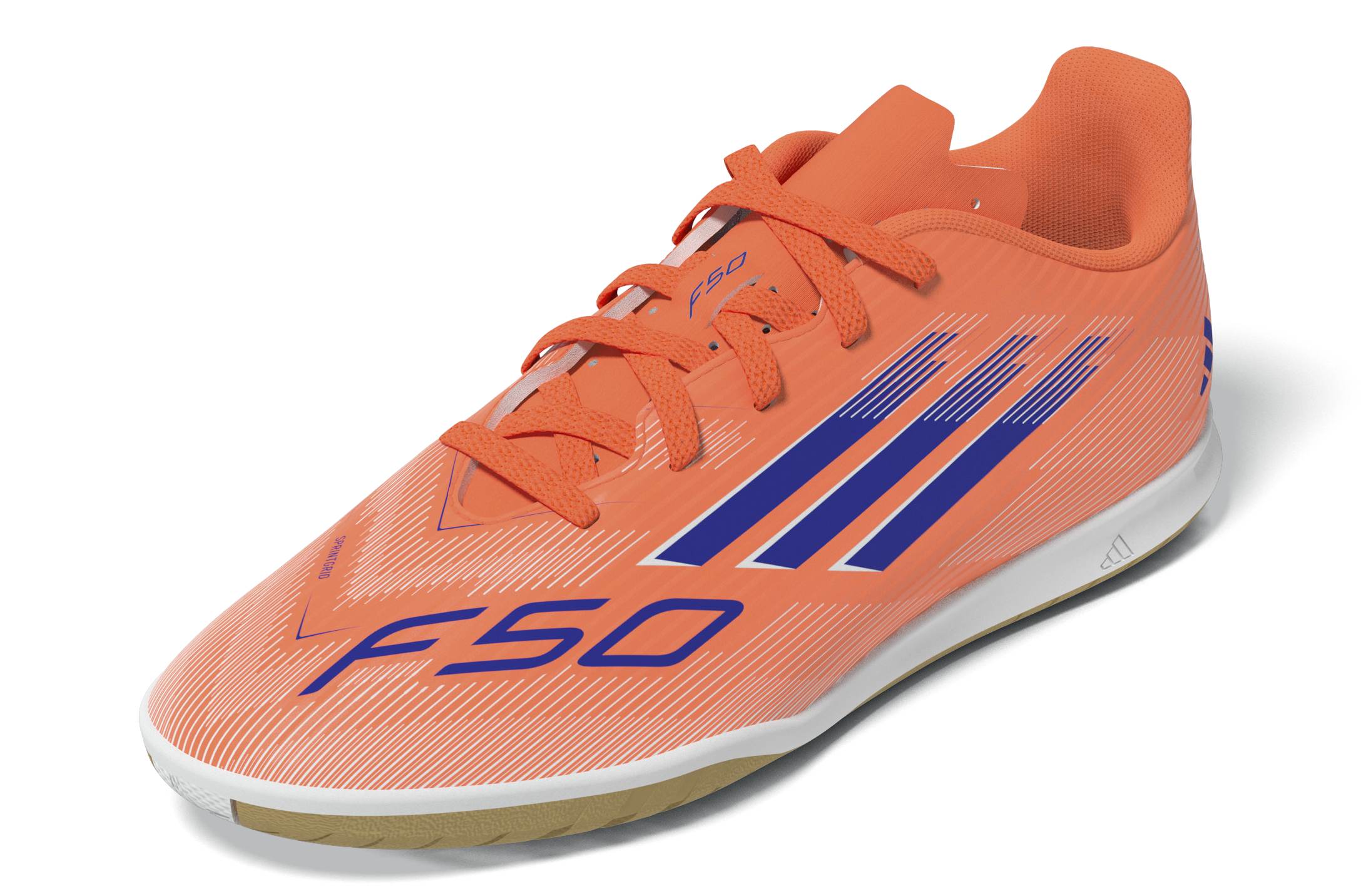 F50 CLUB Indoor Football Boots Kids Beam Orange / Lucid Blue / Ftwr White / 1