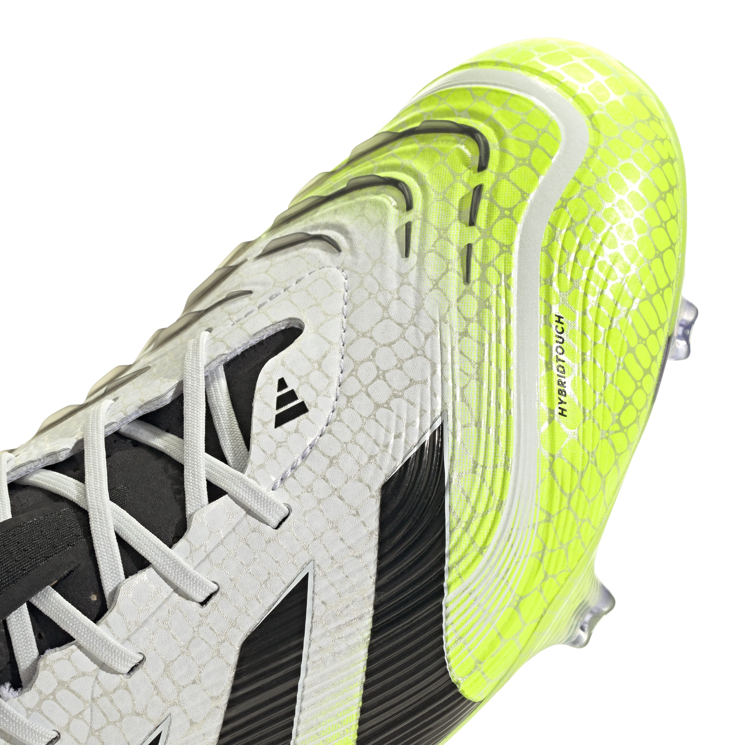 PREDATOR ELITE Firm Ground Football Boots Ftwr White / Core Black / Lucid Lemon / 10