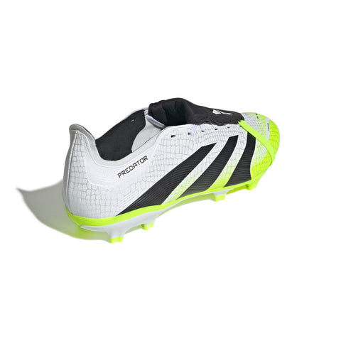 PREDATOR LEAGUE Fold-Over Tongue Firm Ground/Multi Ground Football Boots Ftwr White / Core Black / Lucid Lemon / 11