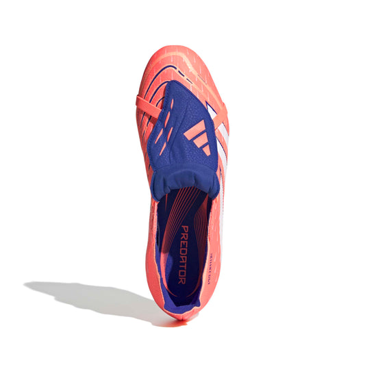 PREDATOR LEAGUE Fold-Over Tongue Firm Ground/Multi Ground Football Boots Signal Coral / Ftwr White / Beam Orange / 10
