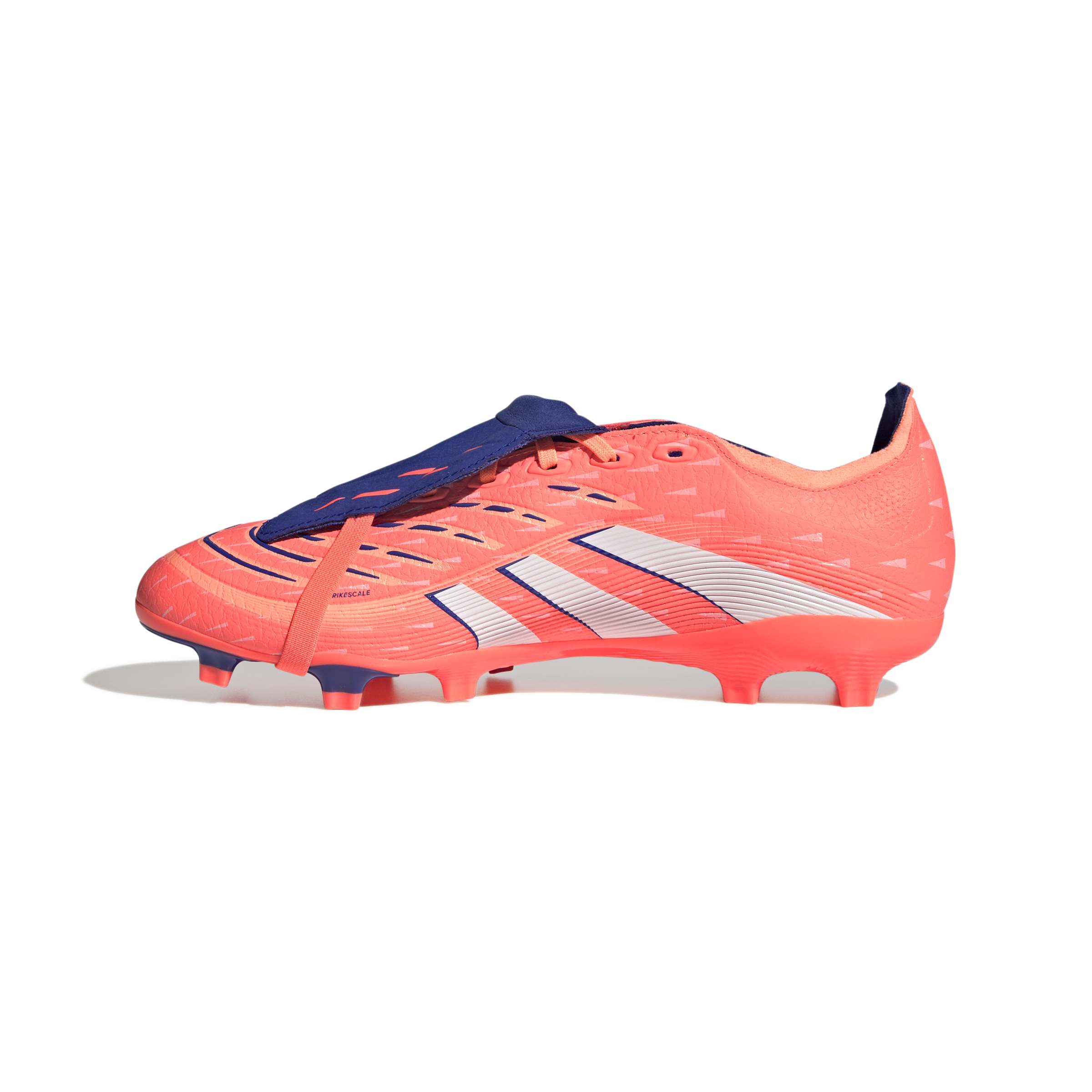 PREDATOR LEAGUE Fold-Over Tongue Firm Ground/Multi Ground Football Boots Signal Coral / Ftwr White / Beam Orange / 10