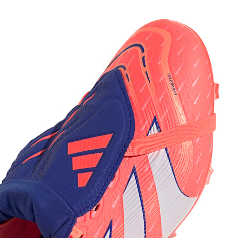 PREDATOR LEAGUE Fold-Over Tongue Firm Ground/Multi Ground Football Boots Signal Coral / Ftwr White / Beam Orange / 10