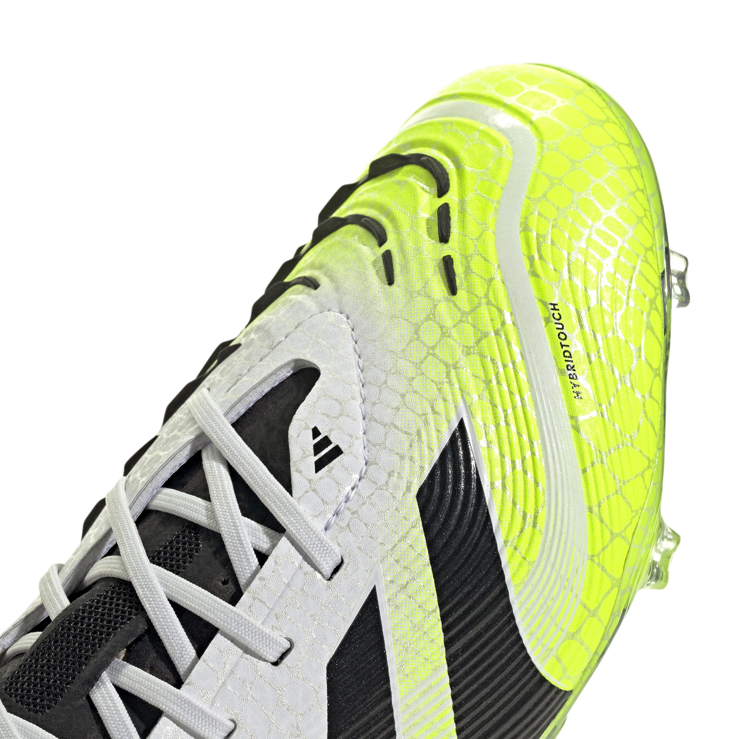 PREDATOR ELITE Firm Ground Football Boots Kids Ftwr White / Core Black / Lucid Lemon / 4