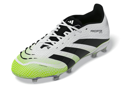 PREDATOR ELITE Firm Ground Football Boots Kids Ftwr White / Core Black / Lucid Lemon / 4