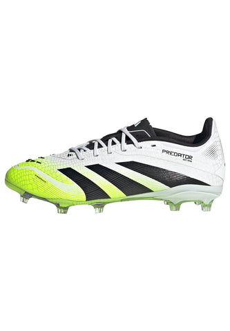 PREDATOR ELITE Firm Ground Football Boots Kids Ftwr White / Core Black / Lucid Lemon / 4