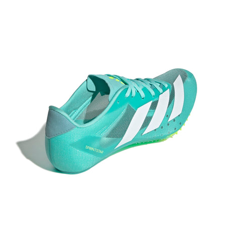 ADIZERO Sprintstar Shoes Flash Aqua / Ftwr White / Lucid Lemon / 10