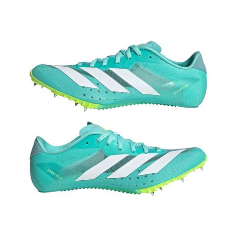 ADIZERO Sprintstar Shoes Flash Aqua / Ftwr White / Lucid Lemon / 10