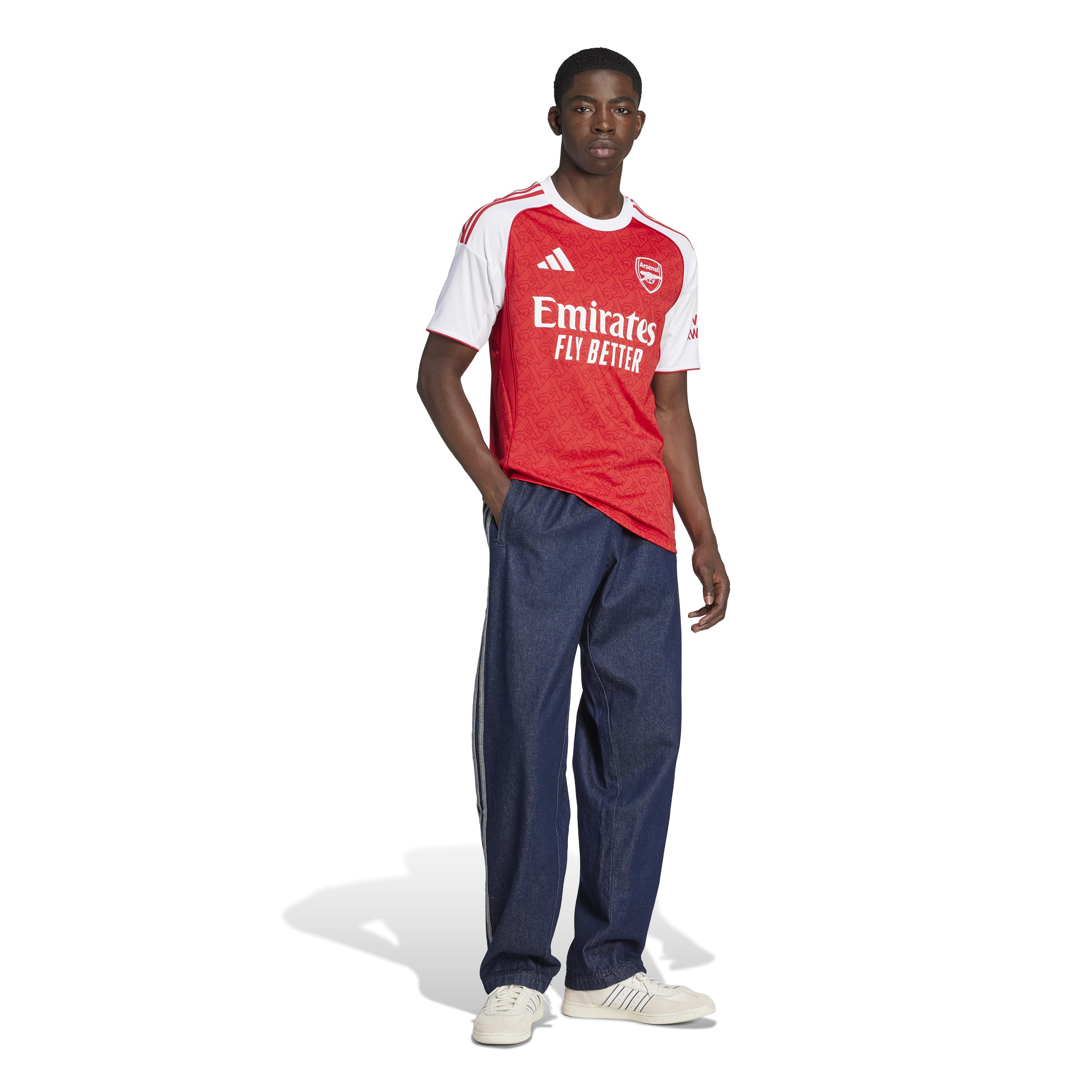 Arsenal FC 25/26 Home Jersey Better Scarlet / White / M