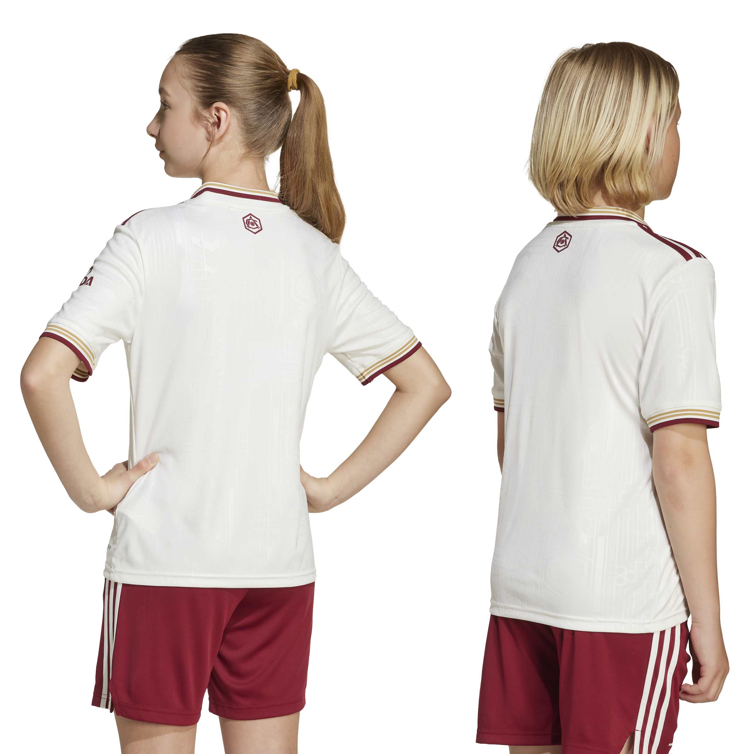 Arsenal FC 25/26 3rd Jersey Kids Cloud White / Team Coll Burgundy 2 / 1112