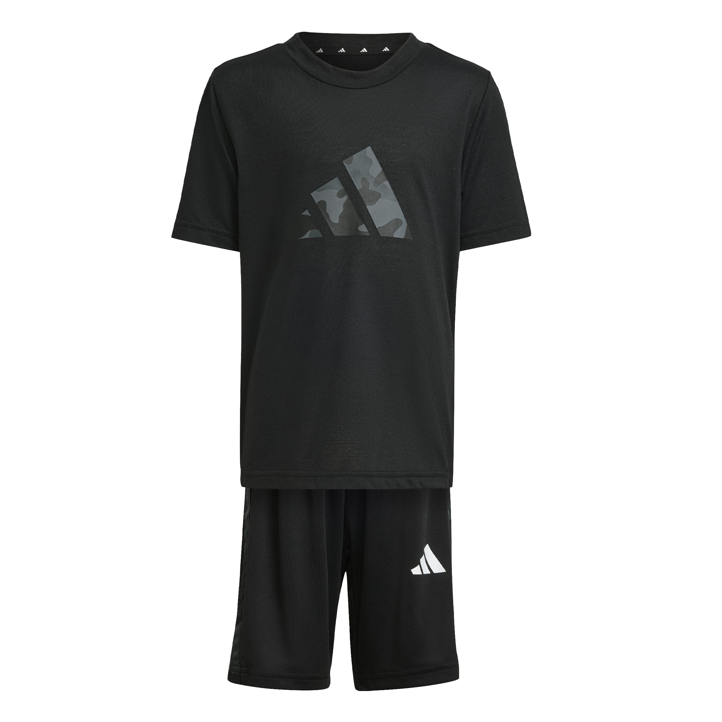 TRAIN ESSENTIALS CAMO PRINT SET Black / 3-4Y