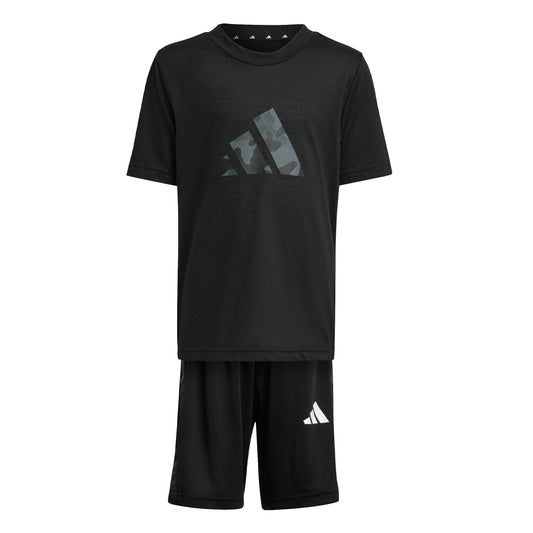 TRAIN ESSENTIALS CAMO PRINT SET Black / 3-4Y