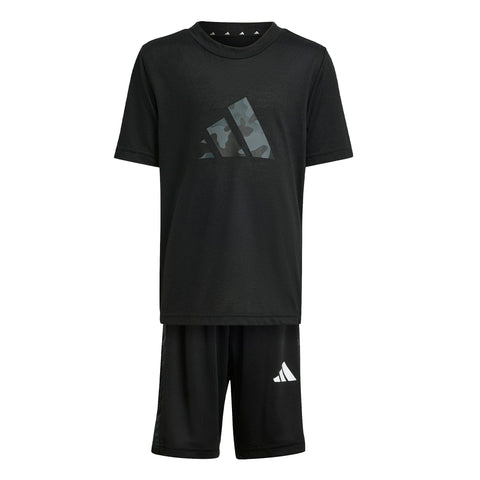 TRAIN ESSENTIALS CAMO PRINT SET Black / 3-4Y