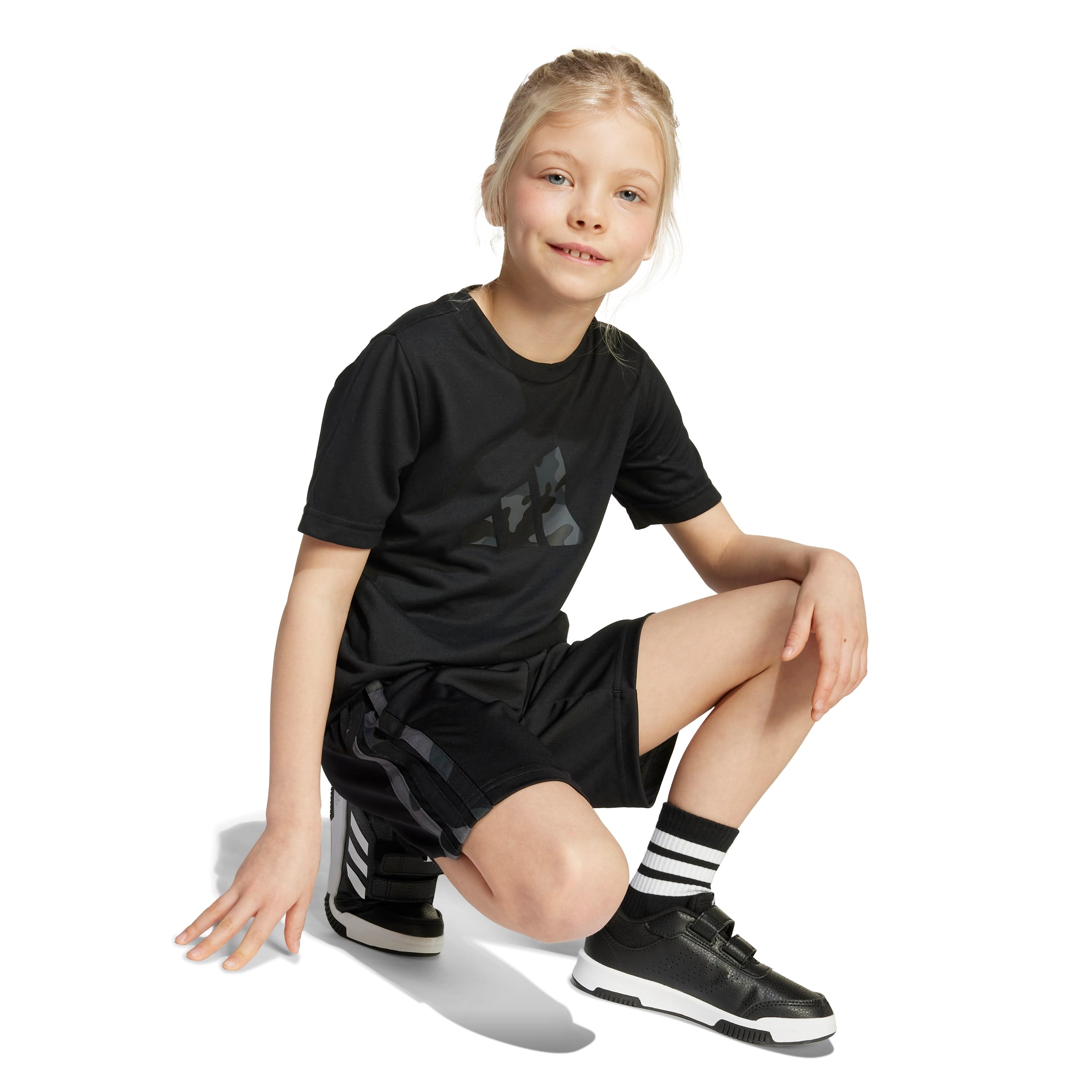 TRAIN ESSENTIALS CAMO PRINT SET Black / 3-4Y