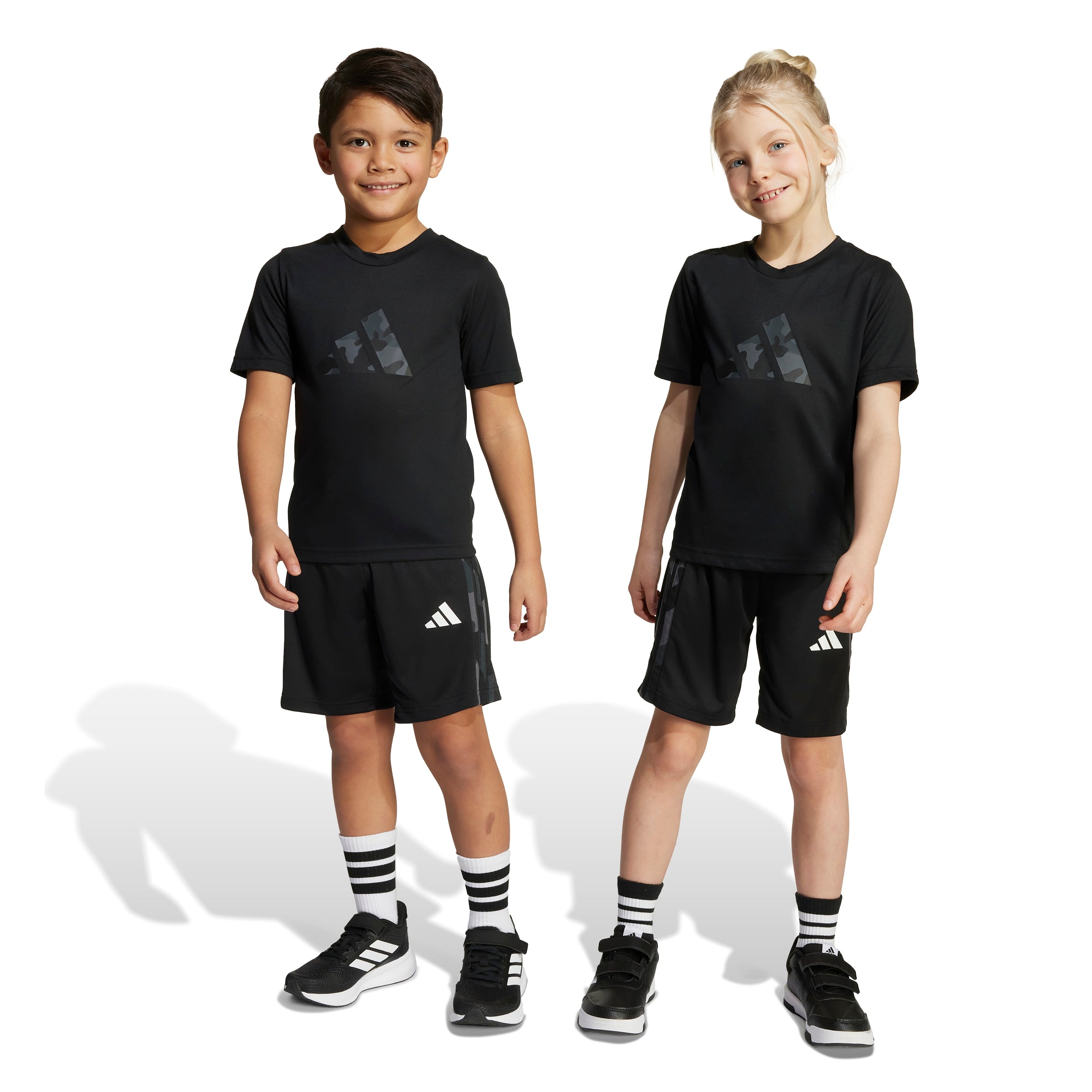 TRAIN ESSENTIALS CAMO PRINT SET Black / 3-4Y