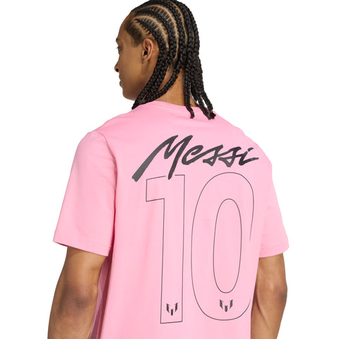 MESSI NAME&NUMBER GRAPHIC T-SHIRT Easy Pink / L
