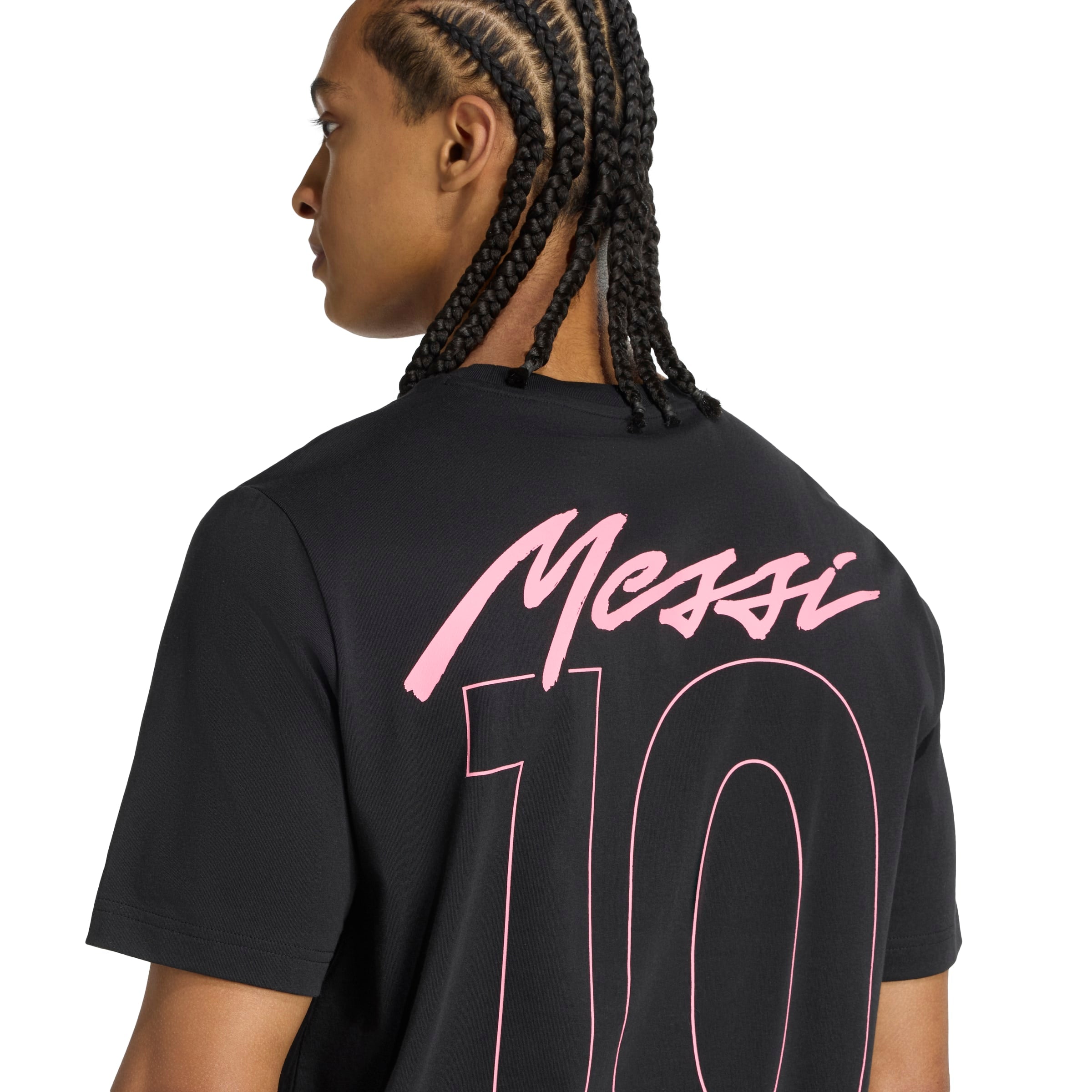 MESSI NAME&NUMBER GRAPHIC T-SHIRT Black / L