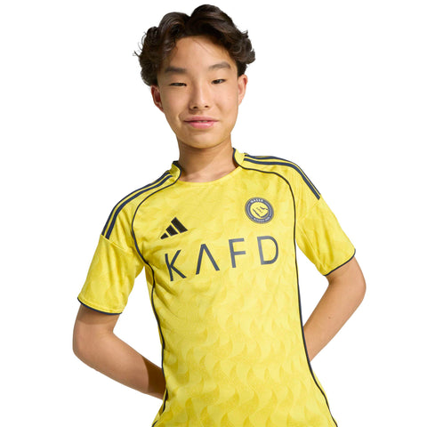 Al Nassr FC 2025/2026 Home Jersey Kids Impact Yellow / Night Indigo / 1516