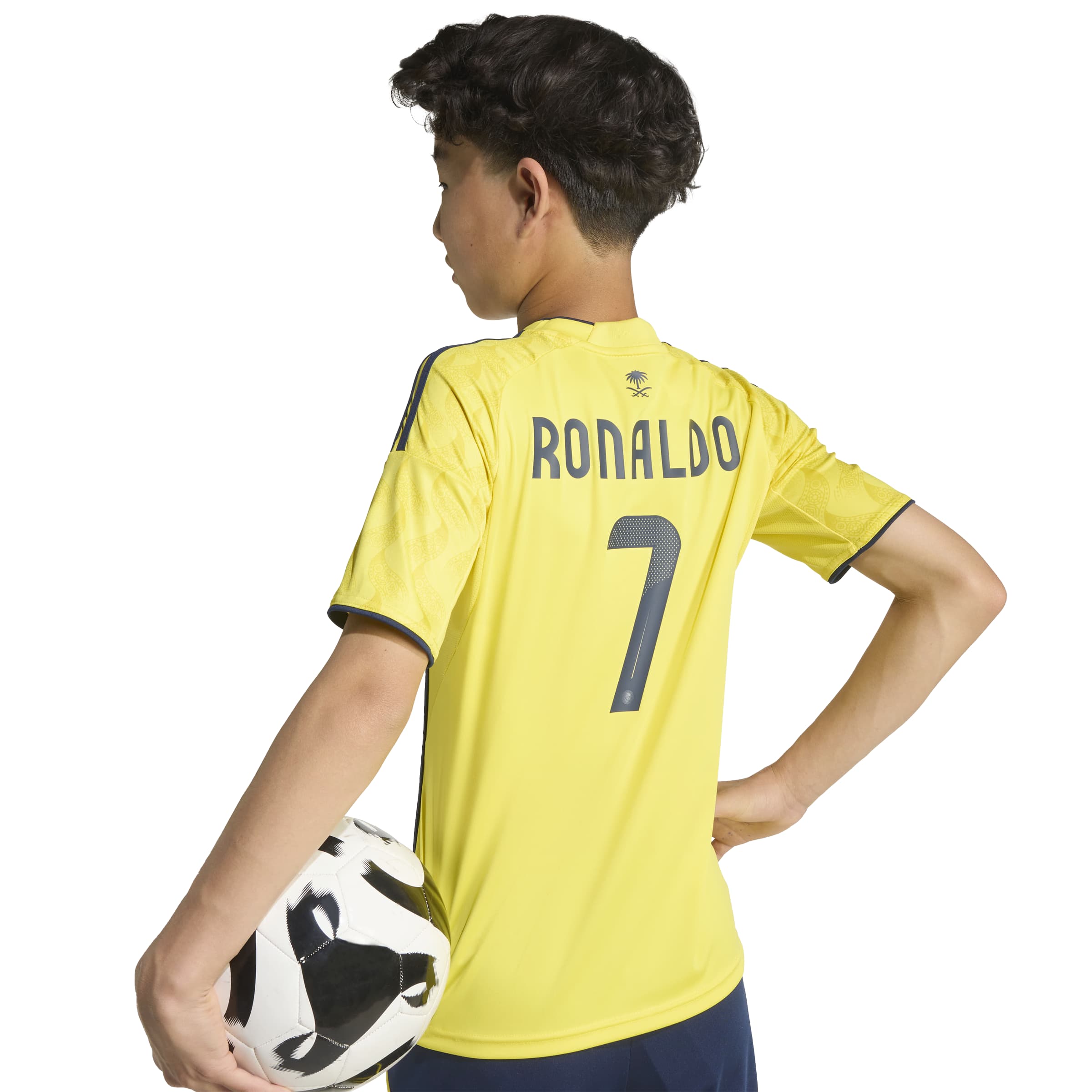 Al Nassr FC 2025/2026 Home Jersey Kids Impact Yellow / Night Indigo / 1516