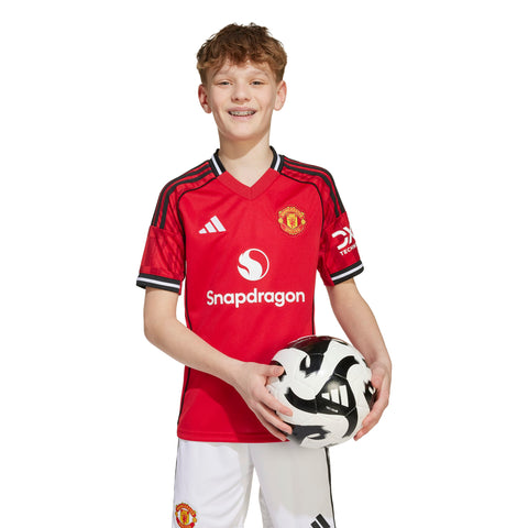 Manchester United 25/26 Home Jersey Kids Mufc Red / 1112