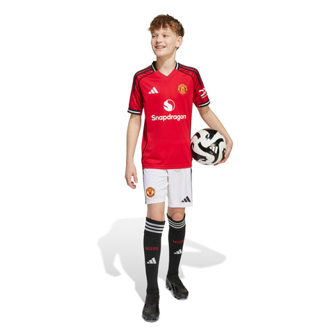 Manchester United 25/26 Home Jersey Kids Mufc Red / 1112