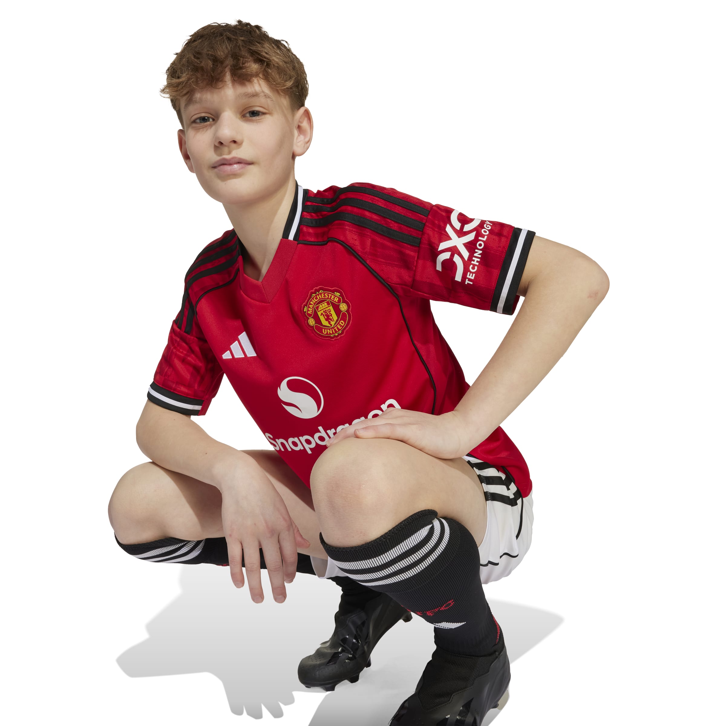 Manchester United 25/26 Home Jersey Kids Mufc Red / 1112