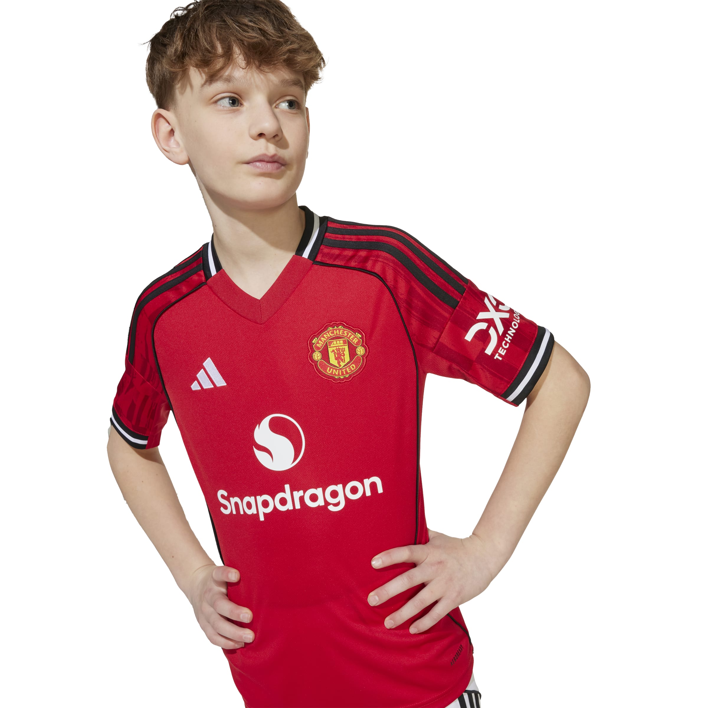 Manchester United 25/26 Home Jersey Kids Mufc Red / 1112