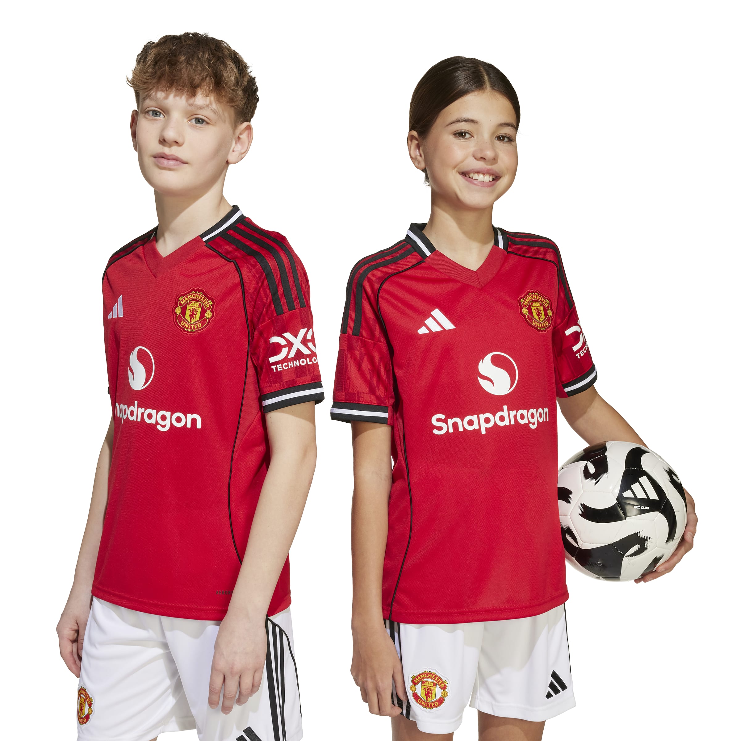 Manchester United 25/26 Home Jersey Kids Mufc Red / 1112