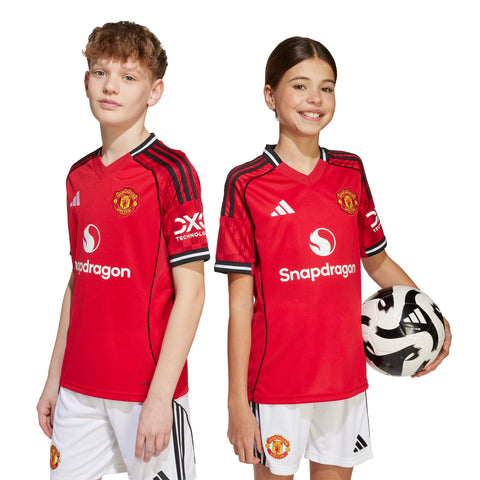 Manchester United 25/26 Home Jersey Kids Mufc Red / 1112