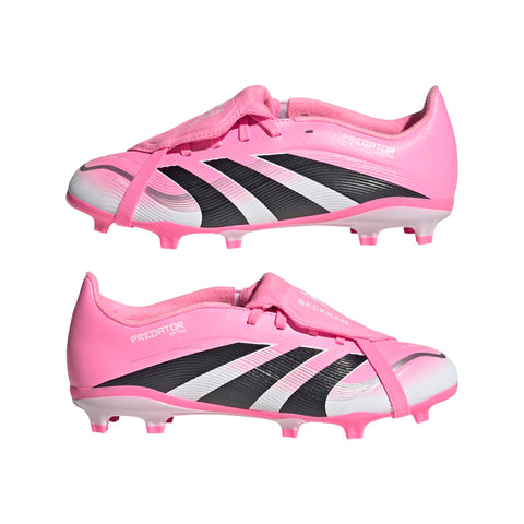 PREDATOR LEAGUE Fold-Over Tongue Firm Ground/Multi Ground Football Boots Kids Beam Pink / Core Black / Ftwr White / 3