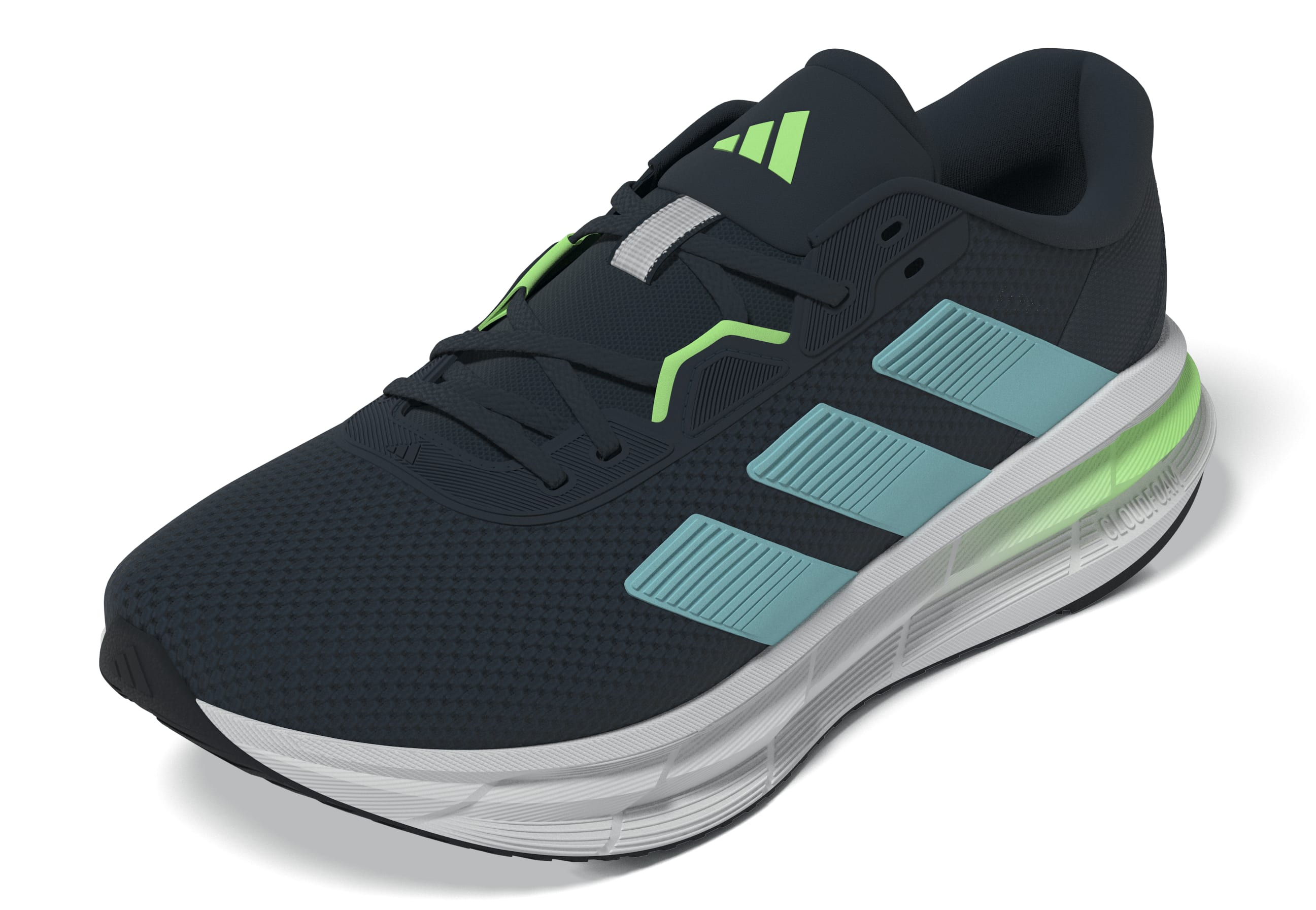 GALAXY 7 RUNNING SHOES Aurora Ink / Mint Ton / Lime Burst / 10