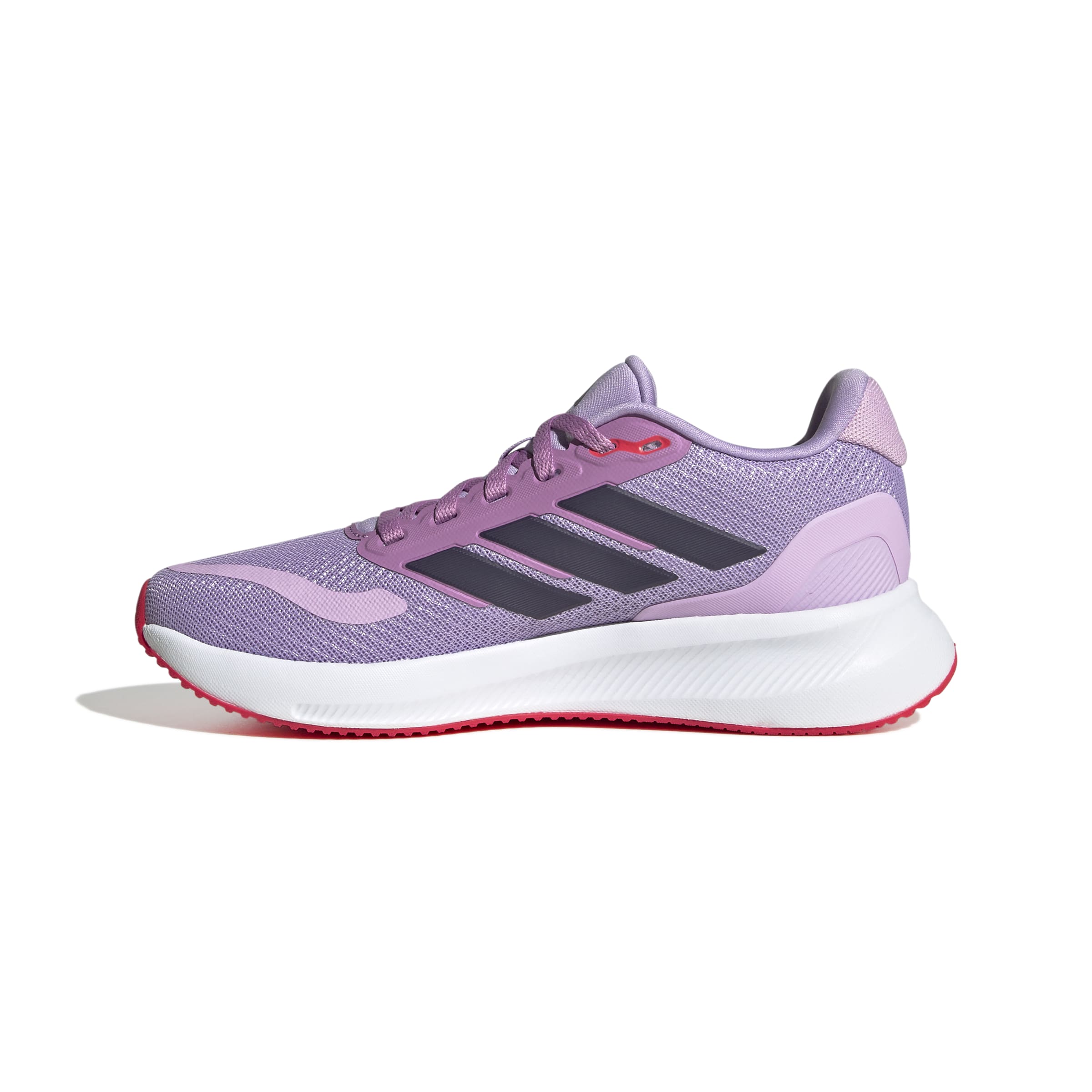 RUNFALCON 5 SHOES JUNIOR Powder Plum / Aurora Plum / Lucid Red / 4