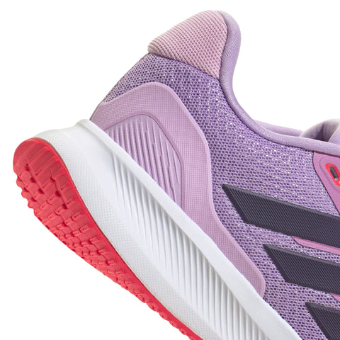 RUNFALCON 5 SHOES JUNIOR Powder Plum / Aurora Plum / Lucid Red / 4
